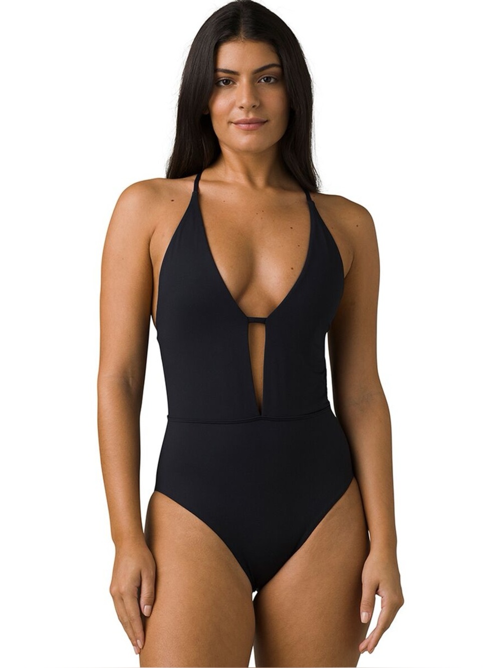 Prana Black La Plata One-Piece Swimsuit - Women's